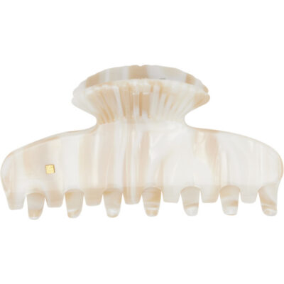 Sophie Buhai Off-White Small Fan Shell Claw Clip