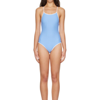 Sporty And Rich Blue Diana Swimsuit