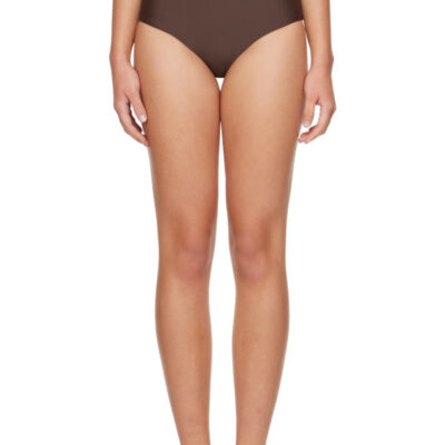 Sporty And Rich Brown Brigitte Bikini Bottom