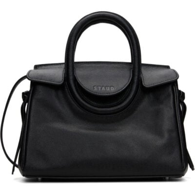 Staud Black Maude Mini Carryall Bag
