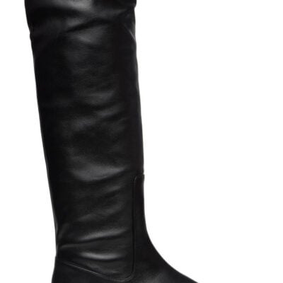 Staud Black Wally Flat Boots