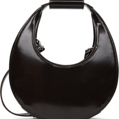 Staud Brown Mini Moon Bag