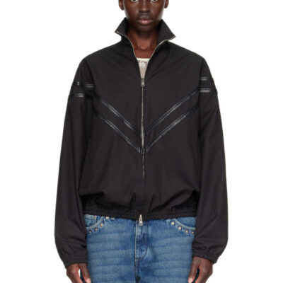 Stefan Cooke Black Pinking Corded Jacket