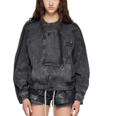 Stefan Cooke Gray Airshow Denim Jacket