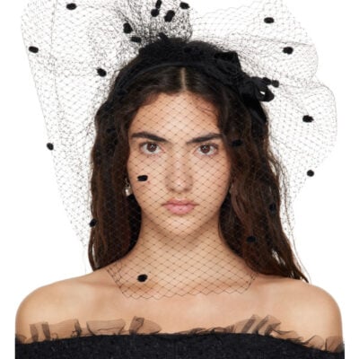Stephen Jones Black Sevilla Headband