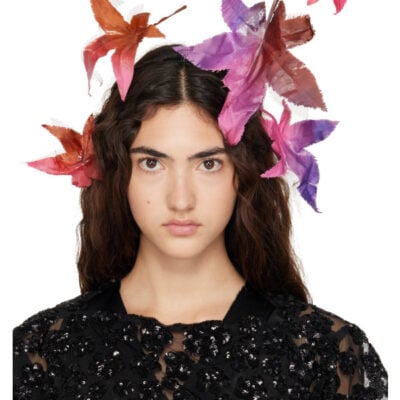 Stephen Jones Pink & Purple Wonderwood Headband