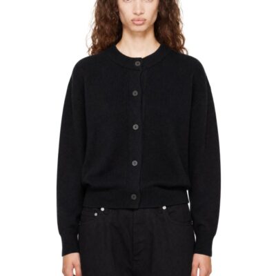 Studio Nicholson Black Arvine Cardigan