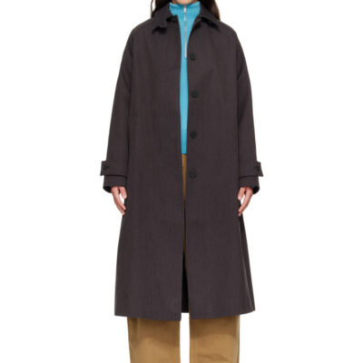 Studio Nicholson Brown Holin Trench Coat