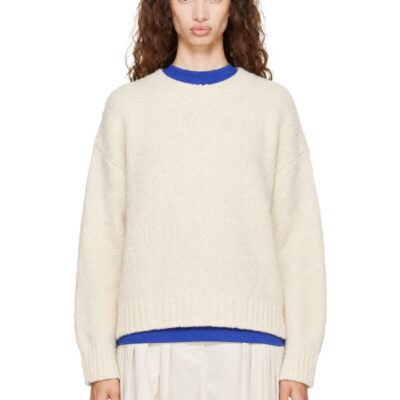 Studio Nicholson Off-White Maele Knit Sweater