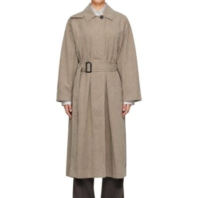 Studio Nicholson Taupe Campion Trench Coat