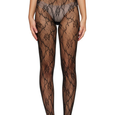 Swedish Stockings Black Nova Lace Tights