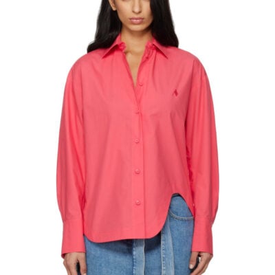 The Attico Pink Eliza Shirt