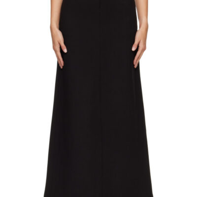 The Frankie Shop Black Malvo Pencil Maxi Skirt