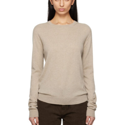 The Row Beige Jazor Sweater
