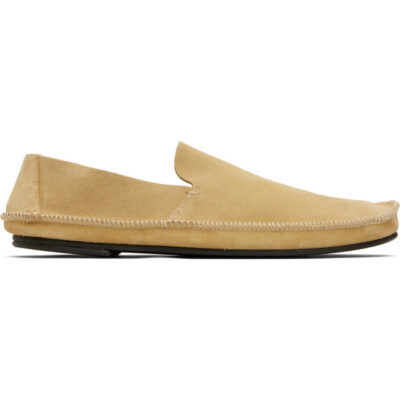 The Row Beige Tyler Loafers