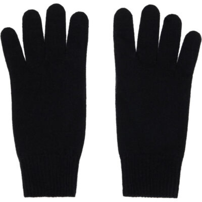The Row Black Leomarie Gloves