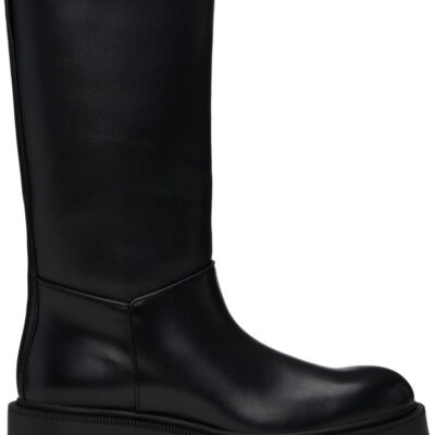 The Row Black Nobilis TR Boots