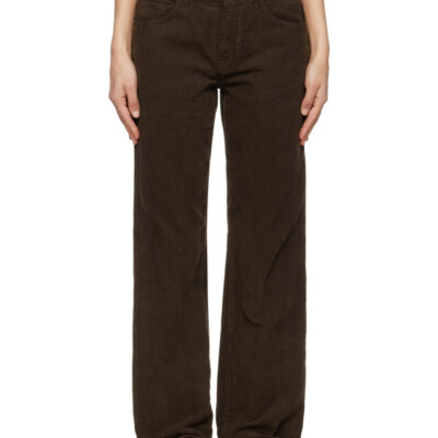 The Row Brown Carlyl Trousers