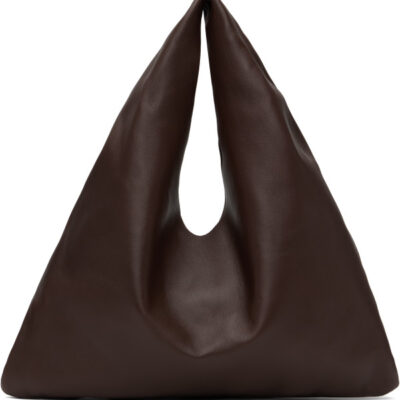 The Row Brown Small Bindle Tote