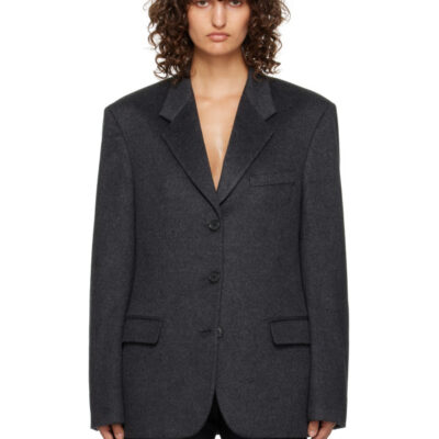 The Row Gray Lasonne Blazer