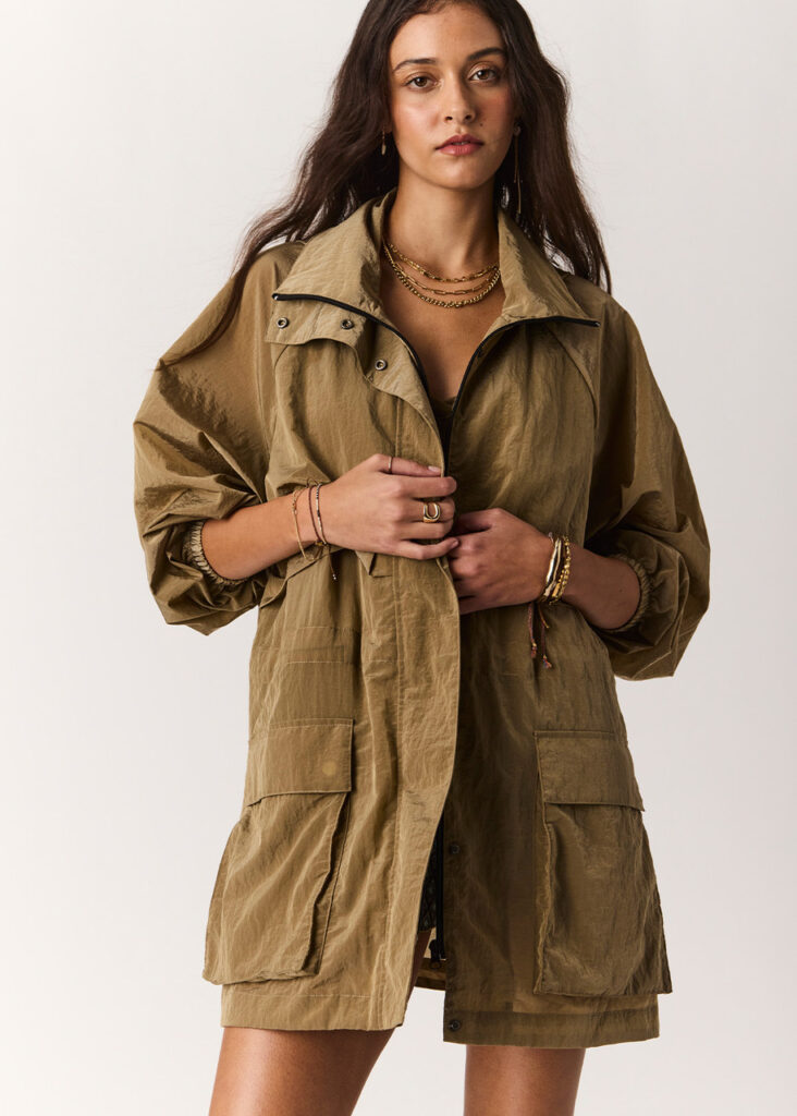 THE UPSIDE Rylan Hooded Anorak