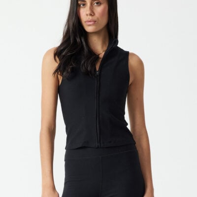 THE UPSIDE Divina Lizzy Zip Tank Top