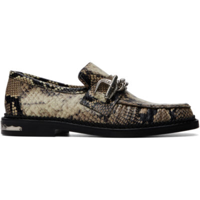 Toga Pulla Off-White & Black AJ1510 Loafers