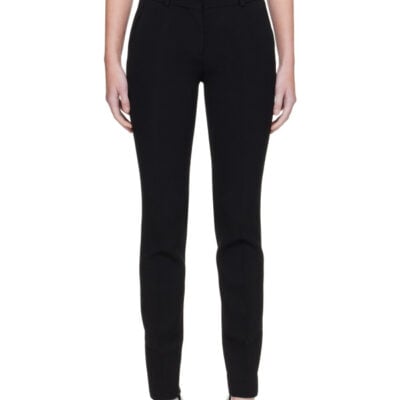 Totême Black Low-Waist Slim Trousers