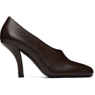 Totême Brown Contour Nappa Heels