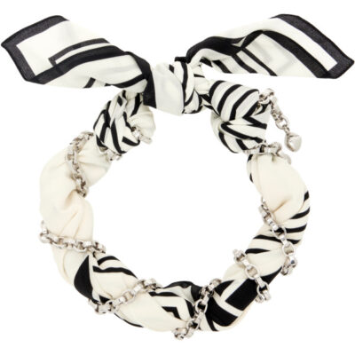Totême Silk Scarf Collar Necklace