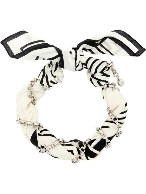 Totême Silk Scarf Collar Necklace