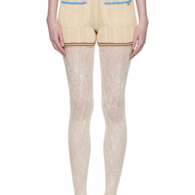 Valentino Beige Cotton Shorts