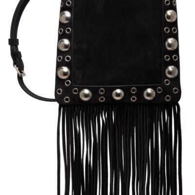Valentino Garavani Black Nellcôte Small Shoulder Bag