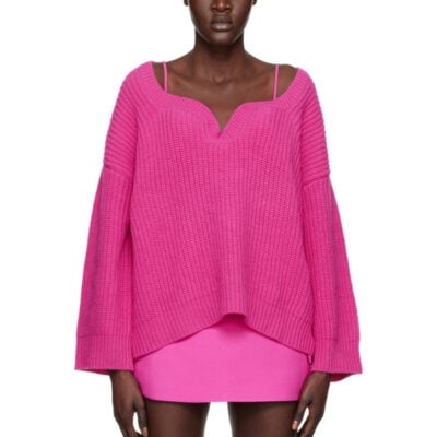 Valentino Pink Sweetheart Sweater
