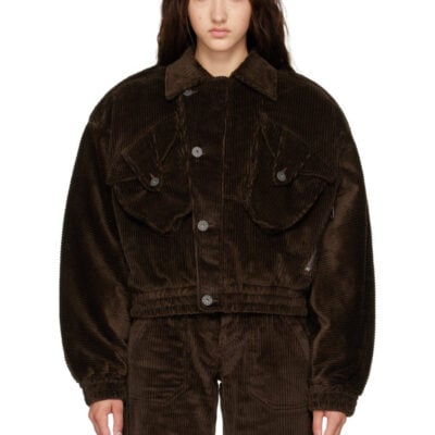Vaquera Brown Quilted Corduroy Jacket