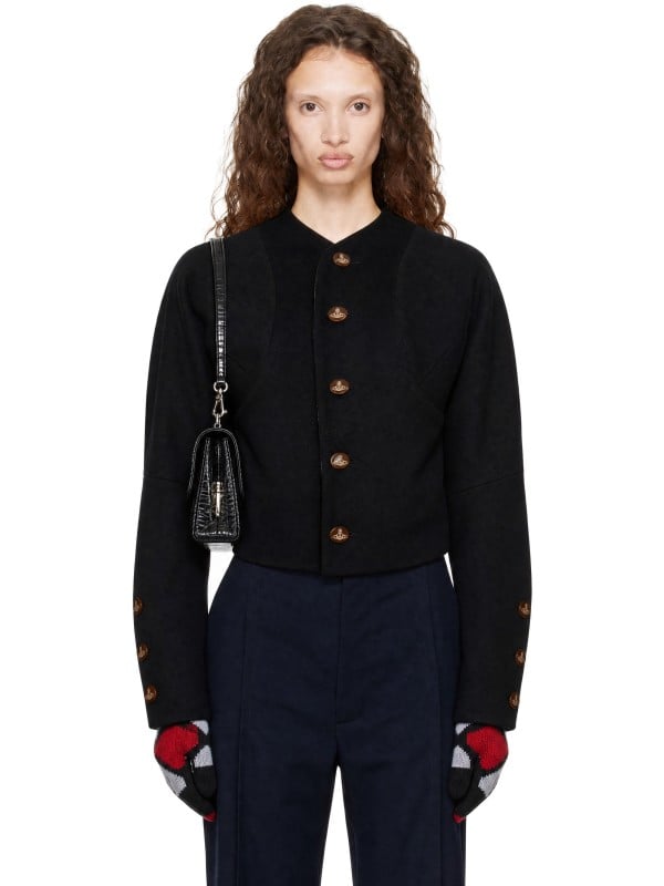 Vivienne Westwood Black Pourpoint Jacket
