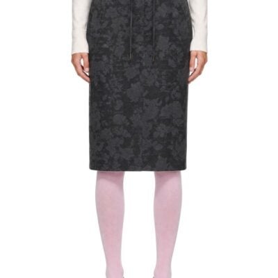 Vivienne Westwood Gray Plumber Midi Skirt