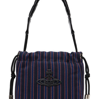 Vivienne Westwood Navy Hilary Small Bucket Bag