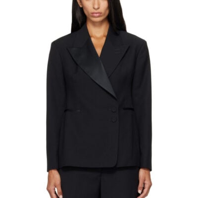 Wales Bonner Black Gallery Tuxedo Blazer