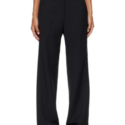 Wales Bonner Black Gallery Tuxedo Trousers
