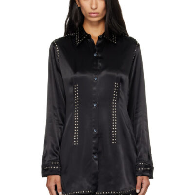 Wales Bonner Black Mystic Shirt