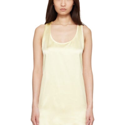 Wardrobenyc Yellow Liquid Tank Top