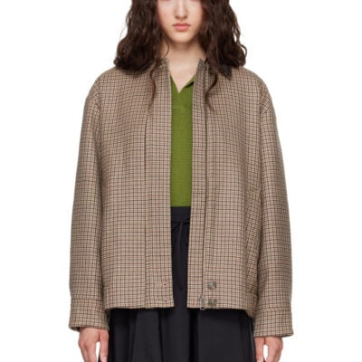 Weekend Max Mara Brown Festa Bomber Jacket