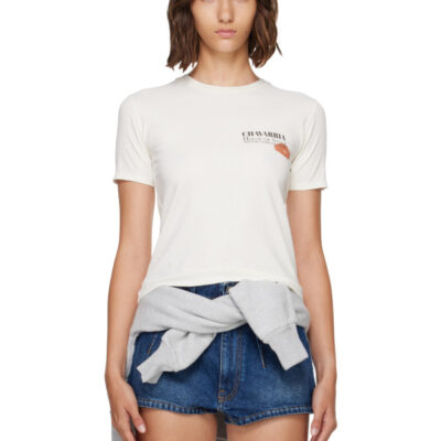 Willy Chavarria Off-White 'Total Transformation' Ringer T-shirt
