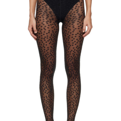 Wolford Black Sweet Dots Tights