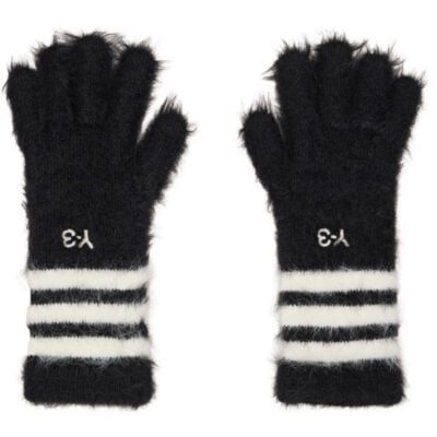 Y-3 Black Stripes Gloves