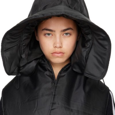 Y-3 Black Y-3 Padded Hooded Scarf