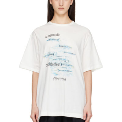 Yohji Yamamoto Off-White 'La mélancolie' Short Sleeve T-shirt