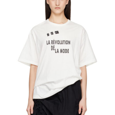 Yohji Yamamoto Off-White 'La Révolution' Short Sleeve T-shirt