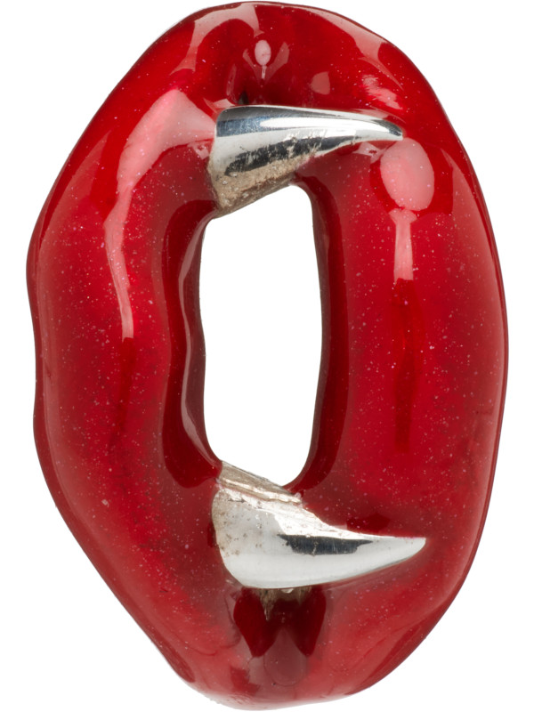 Yohji Yamamoto Vampire Pierce Rouge Single Earring
